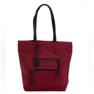 Botkier Women’s Chelsea Nylon Tote With Double Zipper Front Pockets. Lined. NWT